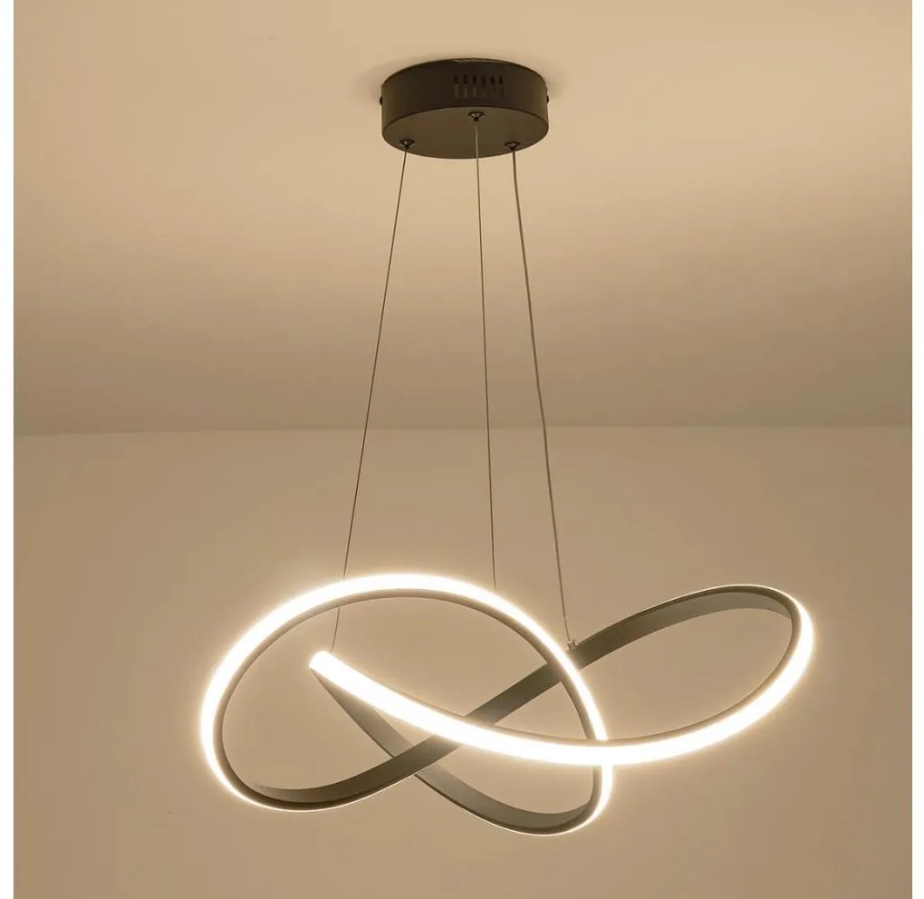 LED Luster na lanku LED/30W/230V 3000K