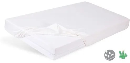 Matex Bamboo nepriepustné prestieradlo biela, 90 x 200 cm