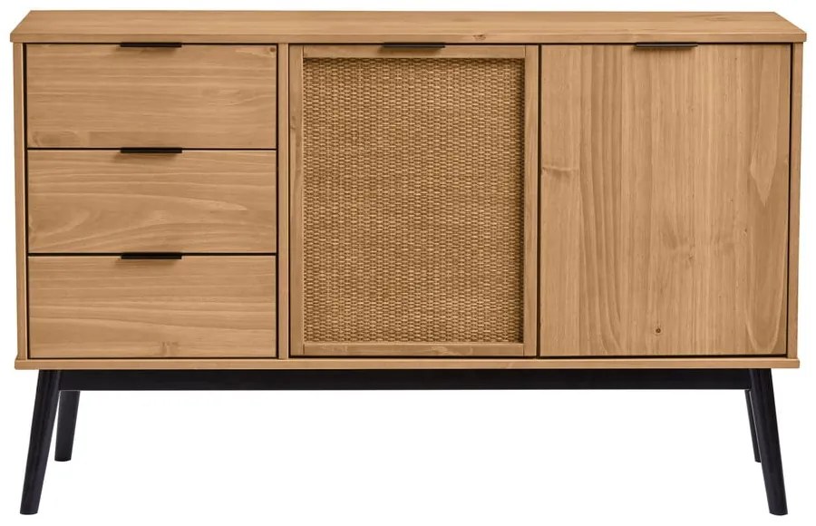 Komoda z borovicového dreva 130x80 cm Natasha – Marckeric