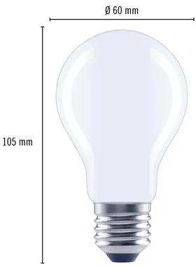 LED žiarovka FLAIR A60 E27 / 7 W ( 60 W ) 806 lm 6500 K matná stmievateľná