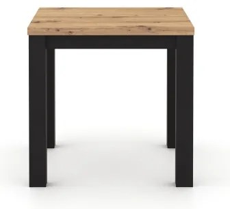 Rozkladací jedálenský stôl ZARO dub artisan/čierny