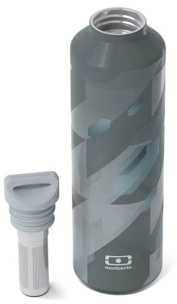 monbento Termoska Monbento Steel Graphic Grey 500 ml