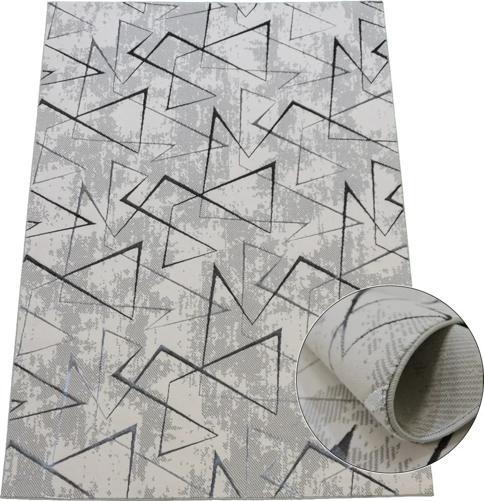 BE Koberec Esprit 3608 GREY – sivý obdĺžnikový Rozmer: 80x150 cm