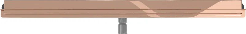 Mexen Flat Wall, sprchový žľab na stenu 2v1, 120 cm, ružové zlato, 1630120