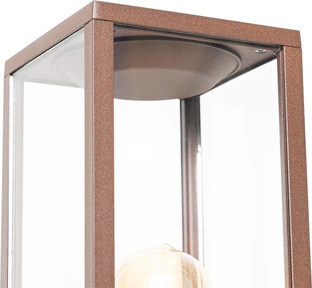 Priemyselné stojace vonkajšie svietidlo hrdzavohnedá 80 cm IP44 - Charlois