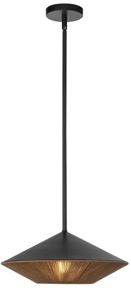 Alora Mood ALM-DAPHNE-P-L-MB - Luster na tyči DAPHNE 1xE27/60W/230V pr. 38,1 cm