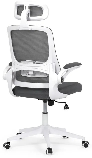 Autronic BONTEC Kancelárska stolička, hojdací mechanizmus, šedá sieťovina, KA-Q843 GREY Farba: Šedá