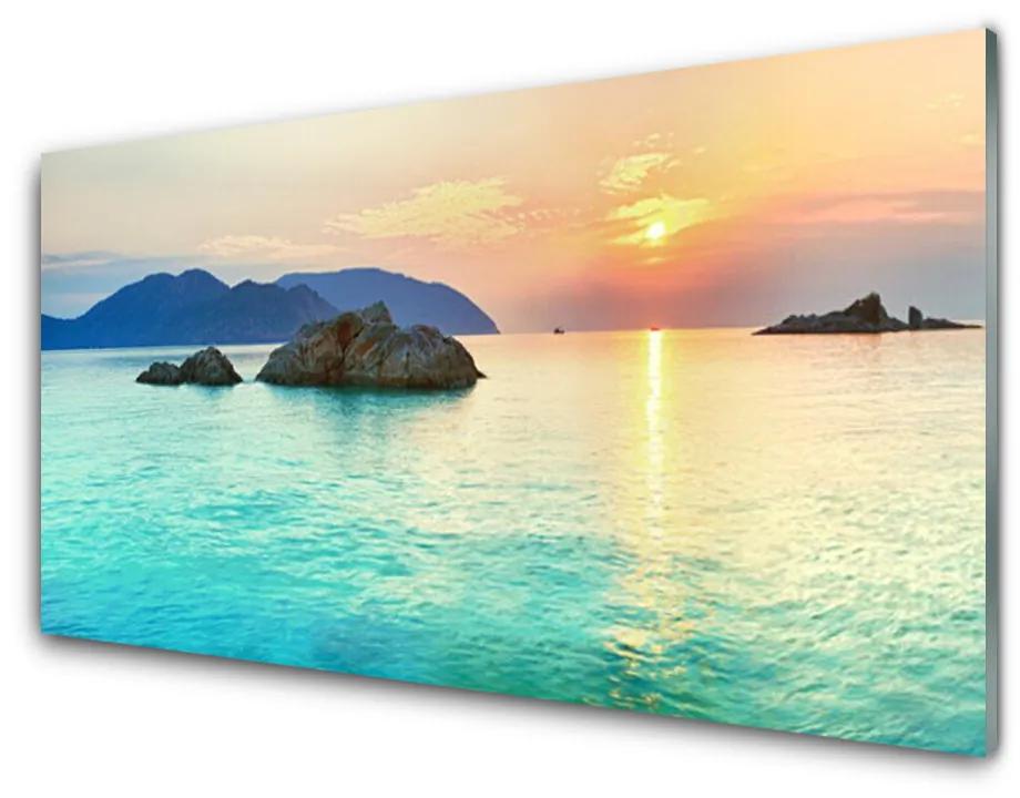 Obraz na akrylátovom skle More príroda 140x70 cm