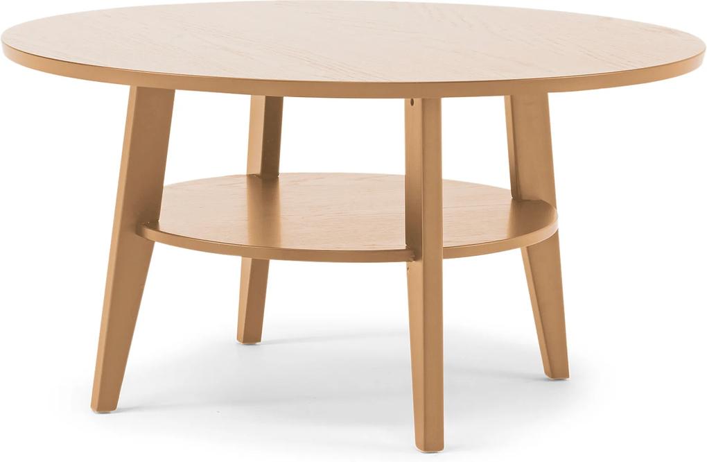 Konferenčný stolík Holly, Ø 1000x500 mm, dub