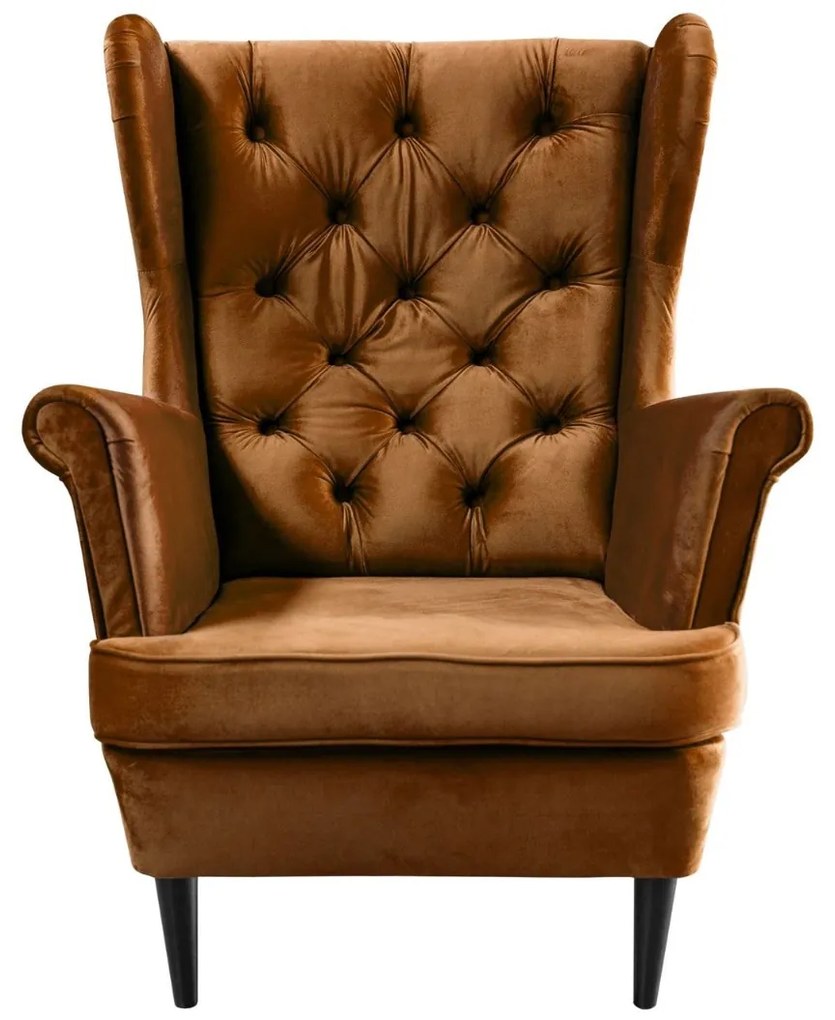 KRESLO UŠIAK BRUNO 2 CHESTERFIELD ROYAL VELVET 194