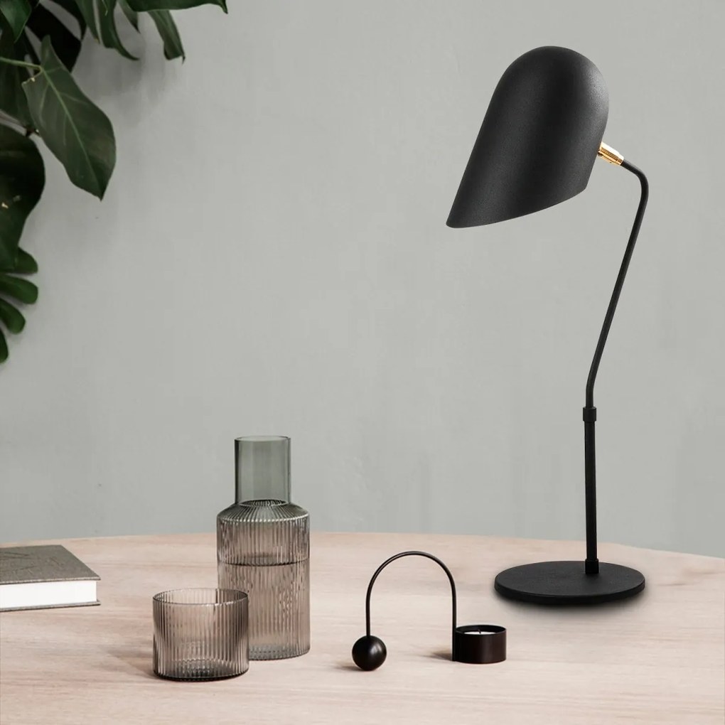 Stolová lampa Kesik čierna