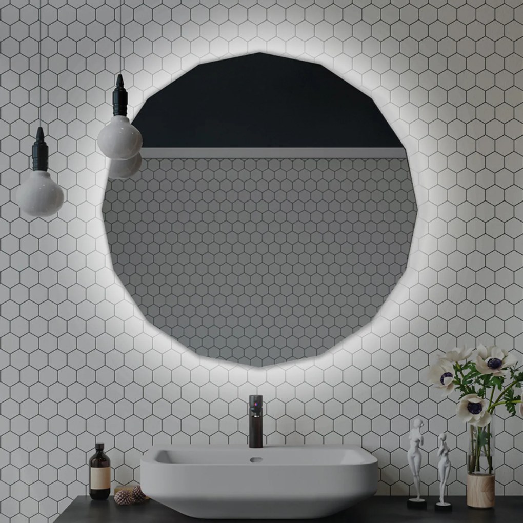 Zrkadlo Obelix LED Rozmer zrkadla: ø 45 cm