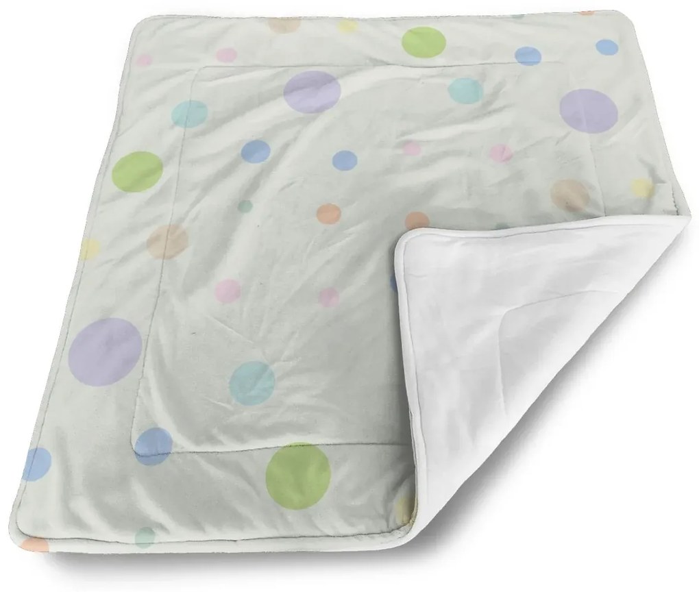 Sablio Deka pre bábätko Trojfarebné bodky - 90x120 cm