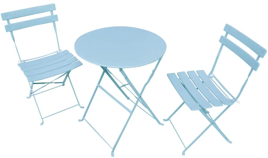Skladacia súprava záhradného nábytku ORION modrá