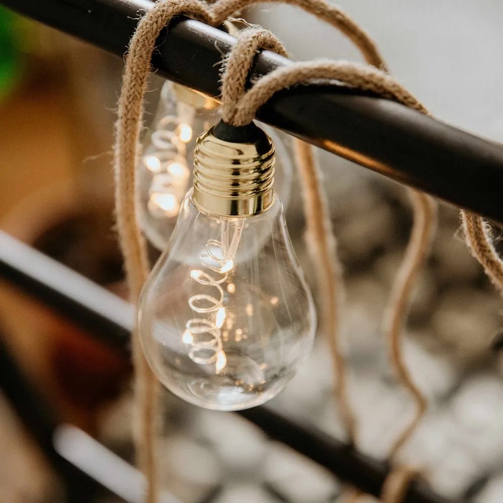 BULB LIGHTS Svetelná reťaz žiarovky 15 svetiel