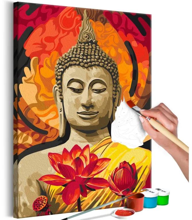 Obraz - maľovaný podľa čísel Fiery Buddha