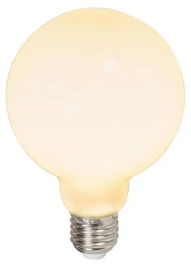 E27 stmievateľná LED lampa G95 opálová 7,5W 806 lm 2700K