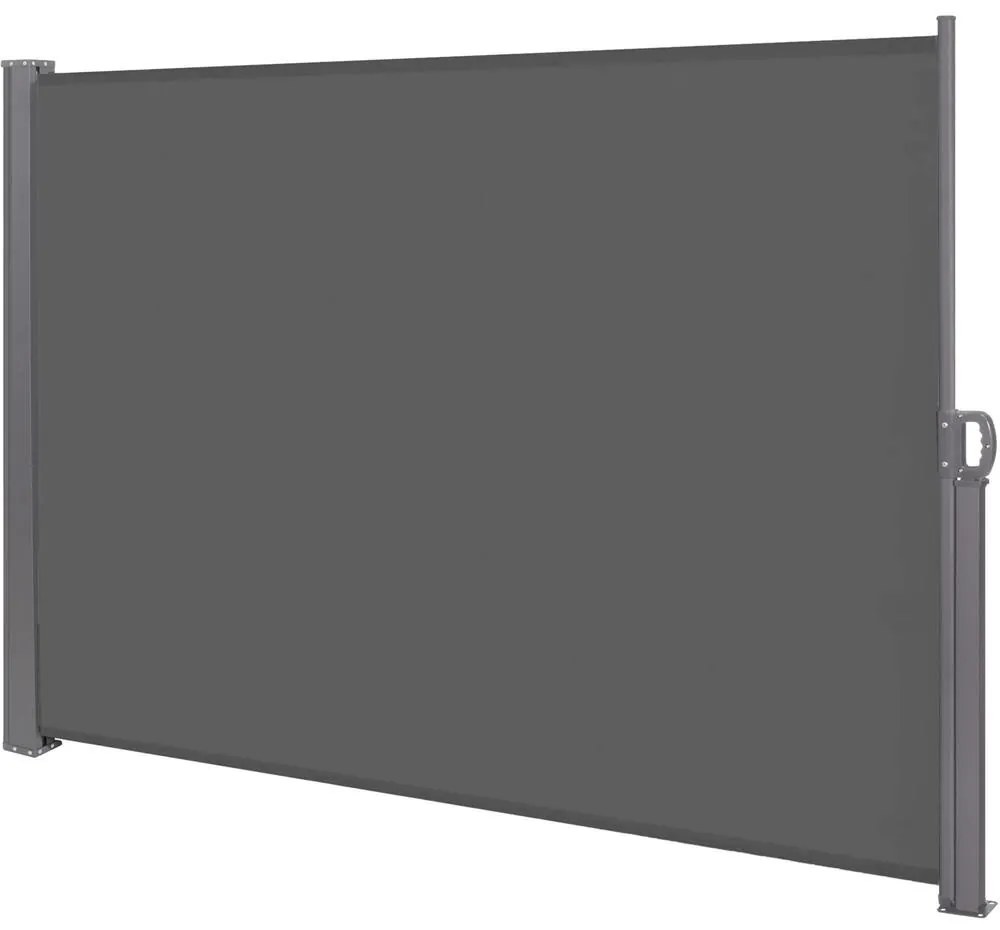 Bočná markíza 160 x 250 cm SPRINGOS AW0001 - tmavosivá