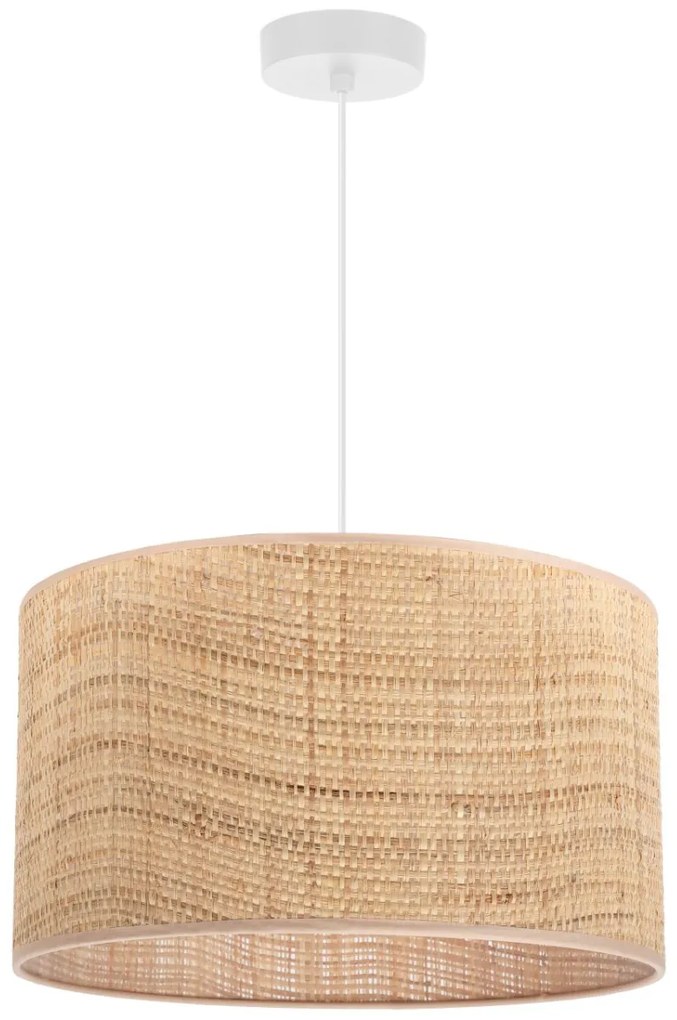 Závesné svietidlo Rattan, 1x ratanové tienidlo, (fi 35cm), w