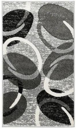 Koberce Breno Kusový koberec PORTLAND 2093/PH2Z, sivá, viacfarebná,133 x 190 cm