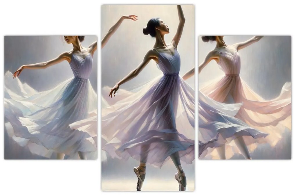 Obraz - Tri baletky (90x60 cm)