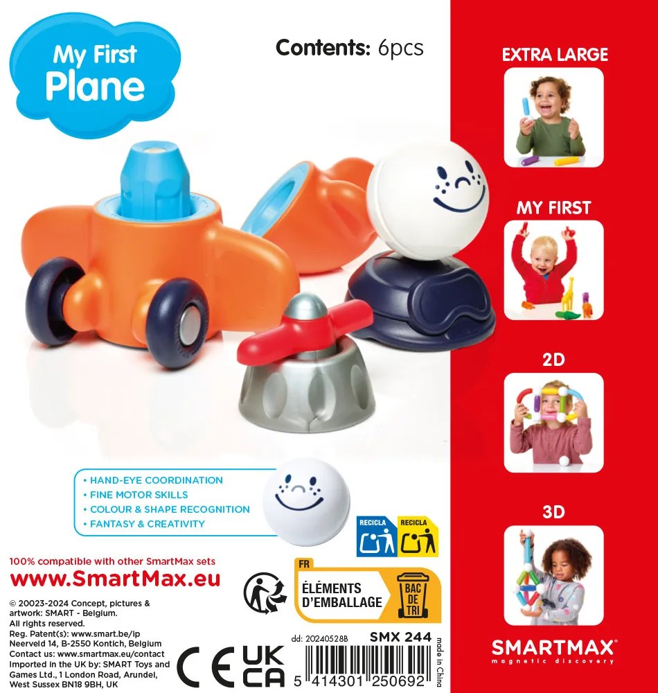SmartMax - Moje prvé lietadlo - 6 ks