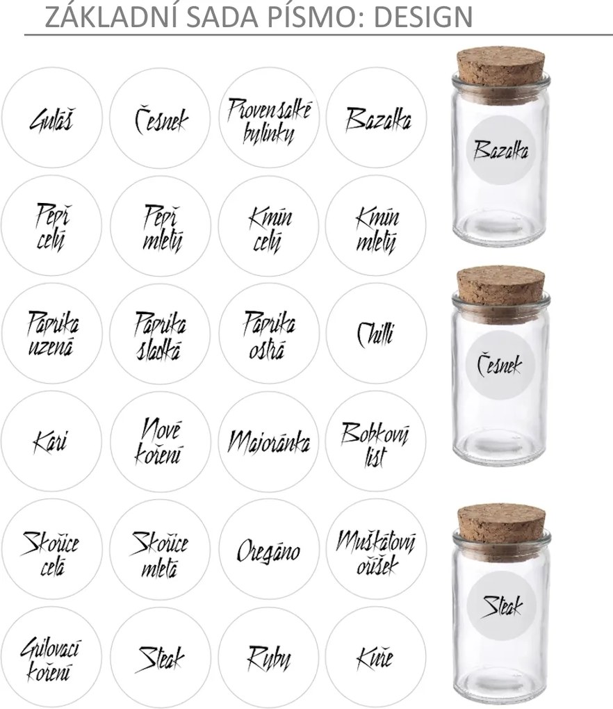 Hranatá korenička s bambusovým viečkom (100 ml) VILDE 5,5 x 5,5 x 7,5 cm