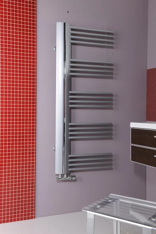 Sapho, ELIT P vykurovacie teleso pravé 575x1070mm, 530W, strieborná