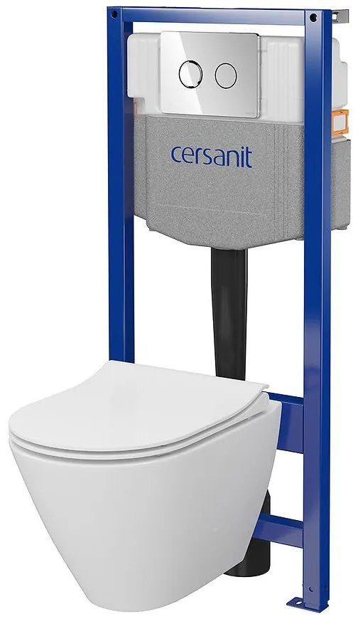 Podomietková zostava City Oval B988 tlačidlo chróm kruh pneumatický