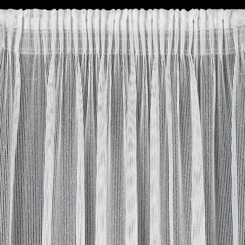 ZÁCLONA KIM NA PÁSKE 140X300 CM BIELA