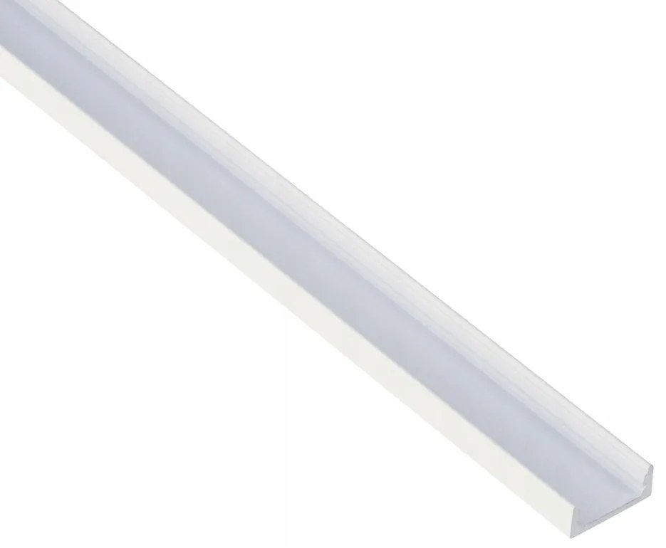 BERGE LED hliníkový profil 2m biely prisadený - sada
