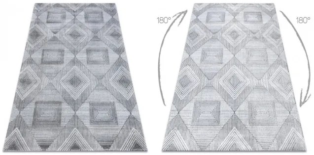 Koberec SIERRA G5011 sivý/čierny
