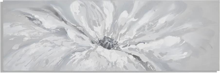 Ručne maľovaný obraz s motívom kvetu Mauro Ferretti White Blossom, 150 × 50 cm