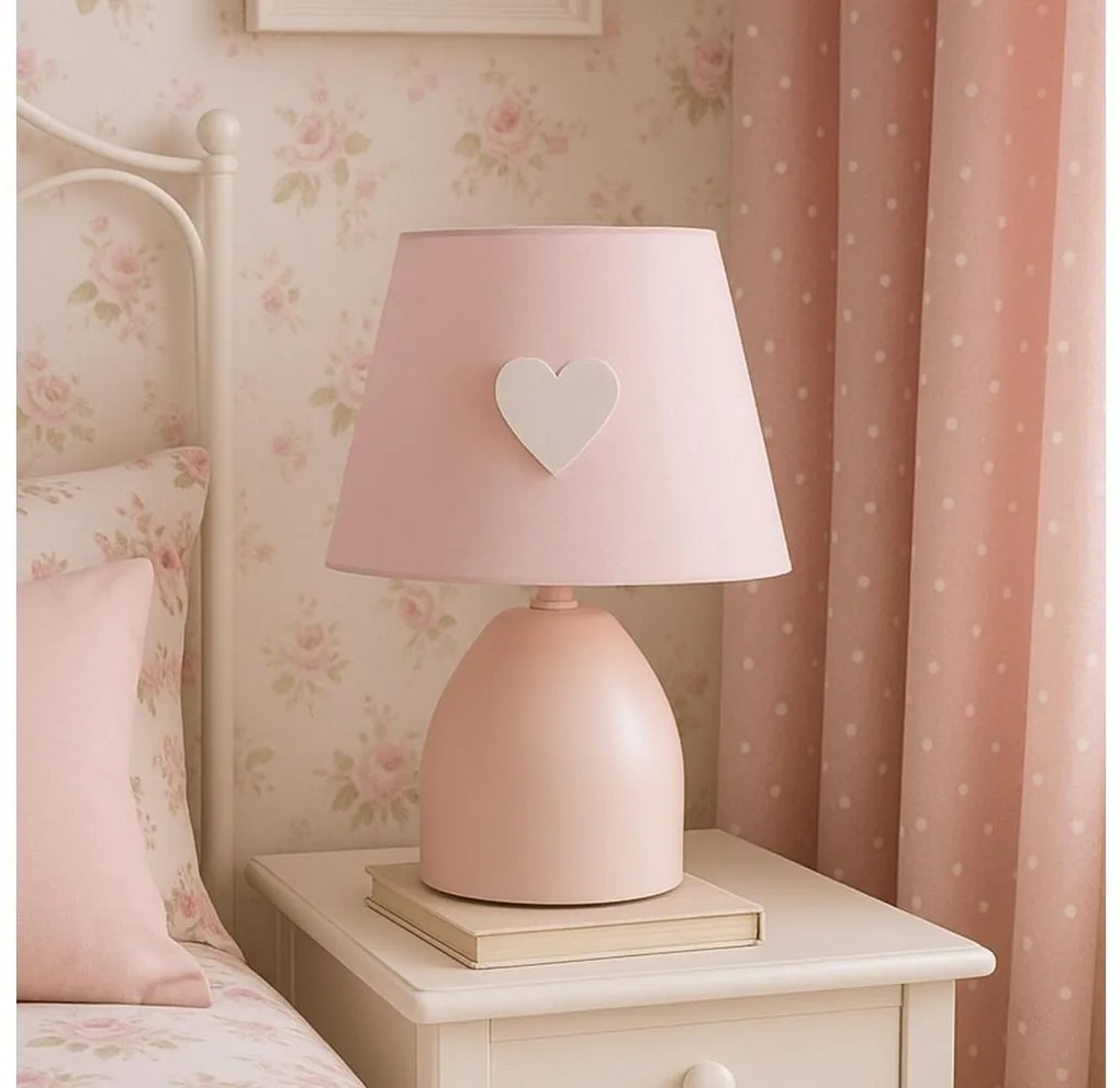 ONLI - Detská lampička TITTA 1xE14/6W/230V 20 cm ružová OL0450