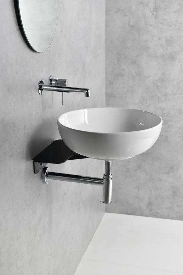 Sapho Sapho, TETRIS držiak umývadla, stojanová batéria, čierna matná, TZ429