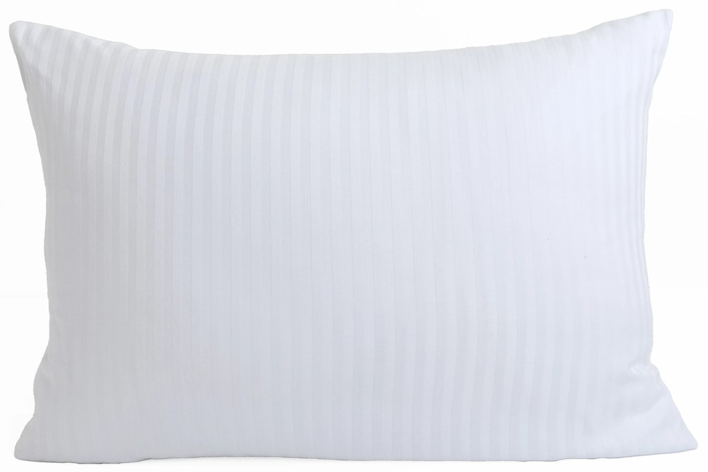 Hotelová obliečka na vankúš 50 x 70 cm - prúžok 8 mm