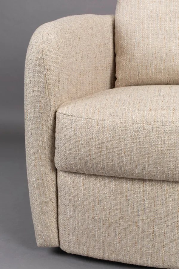 Dutchbone Boho Stone čalúnené kreslo - Tmavosivá