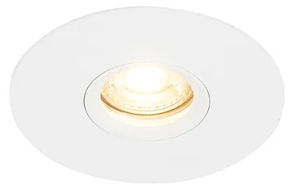 Inteligentné zapustené bodové svietidlo biele vrátane Wifi GU10 50mm - Buco