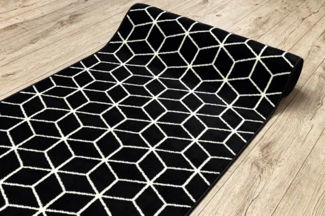 Behúň BCF BASE Cube 3956 čierny / slonia kosť