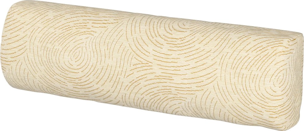 Poťah na opierku hlavy Vimle farba produktu béžová látka lesklá, zapletaná, vzorované