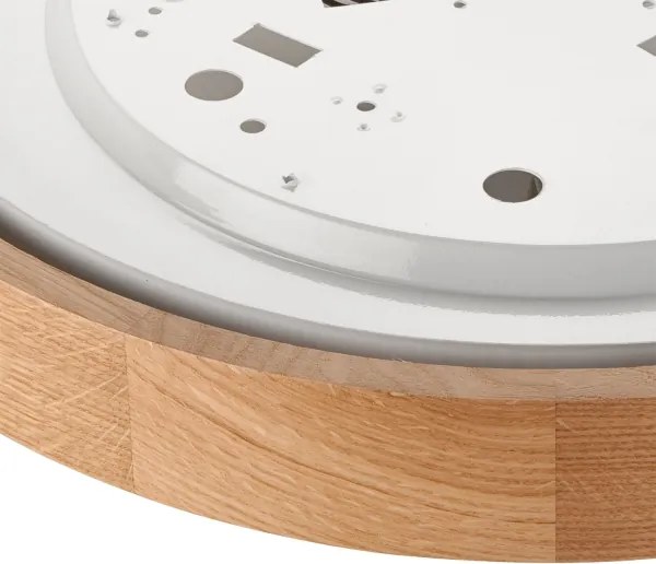 BRILAGI-LED RGBW stmievateľné stropné svietidlo CARVALHO SLIM 2xE27/12W/230V Wi‑Fi dub pr. 37