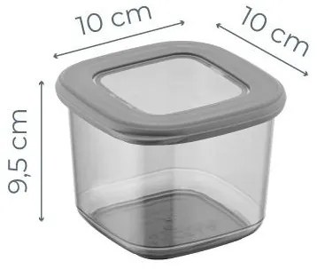 Súprava 12 ks kuchynských boxov BONNIE antracitová