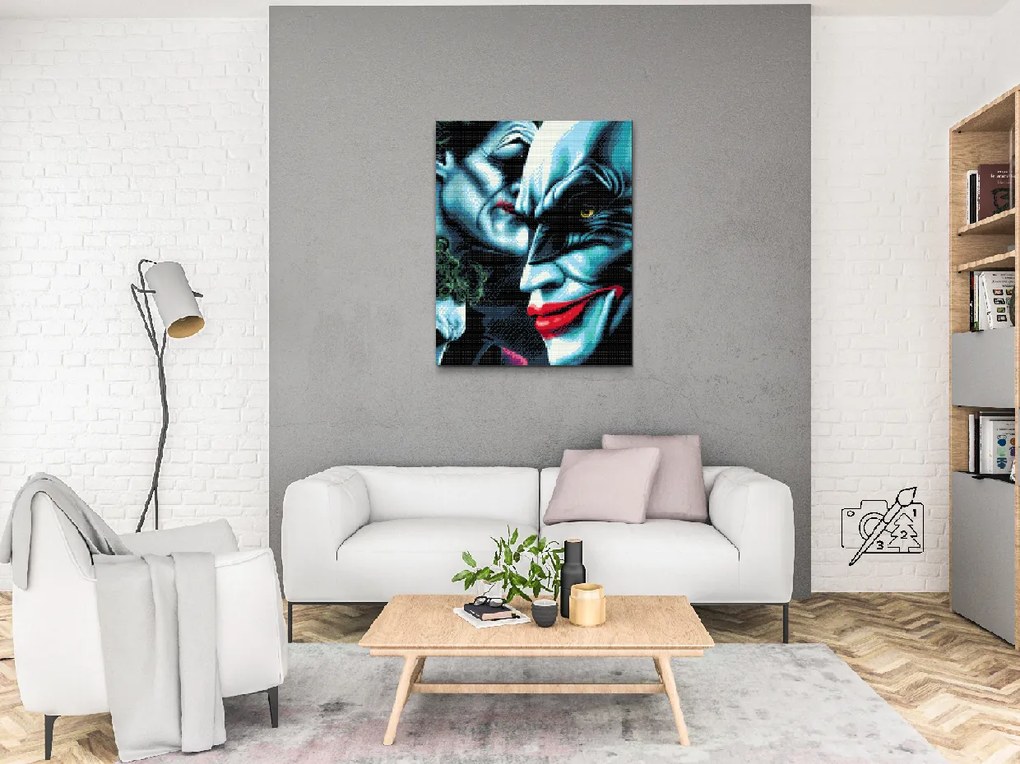 Gario Diamantové maľovanie Na koho strane si? 4 Rozmery: 30 x 40 cm, Rámovanie: Iba zrolované plátno, Diamanty: Štvorcové