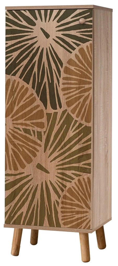 Predsieňová zostava Beside 29 (dub sonoma + zelená). Akcia -18%. Vlastná spoľahlivá doprava až k Vám domov. 1093993