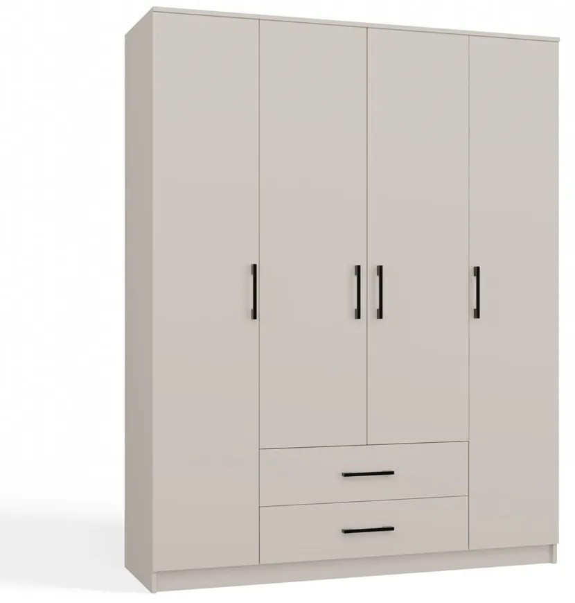 Šatníková skriňa Romana 160 cm kašmír