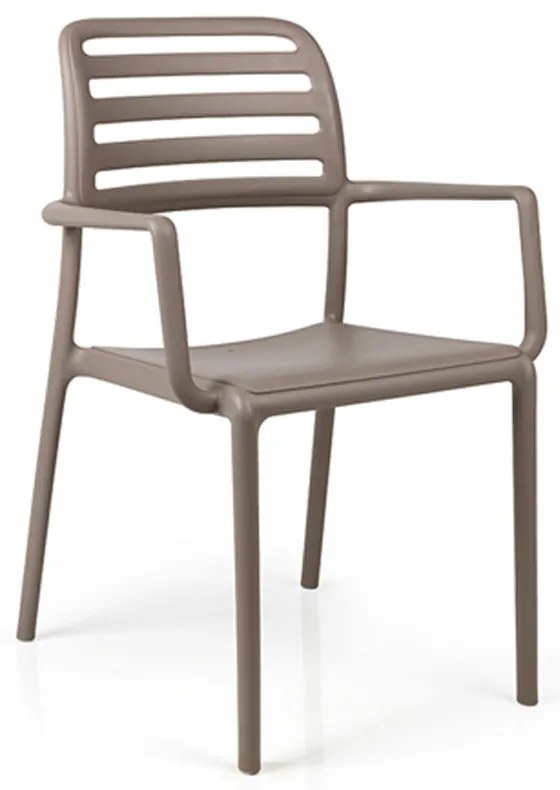 Stima Designové plastové kreslo COSTA Vyberte variant ->: Tortora - sivá