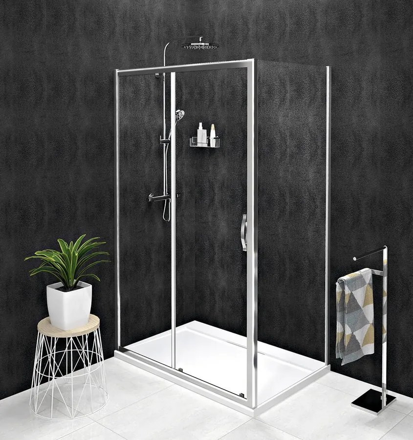 Gelco Gelco, SIGMA SIMPLY obdĺžniková sprchová zástena 1300x800mm L/P varianta, číre sklo, GS1113GS3180