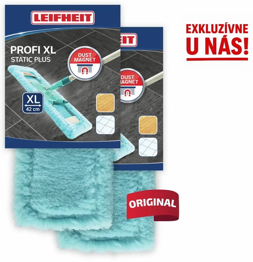 Náhrada na mop Profi XL Static Plus - 2 ks v balení