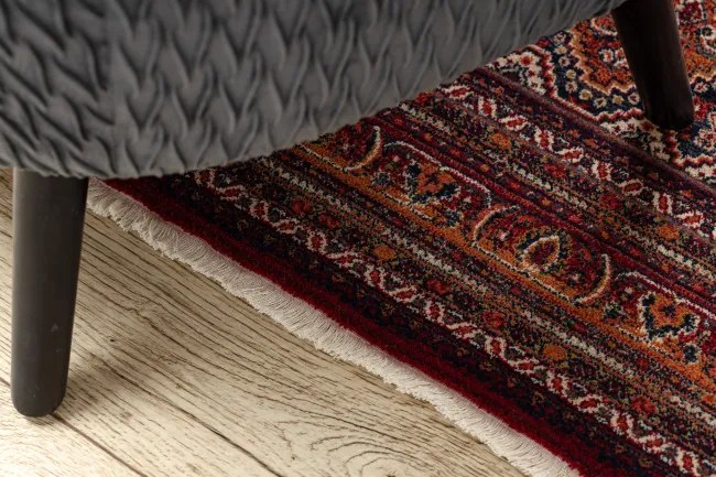 Koberec KESHAN, strapce 1256/53578 bordový / béžový