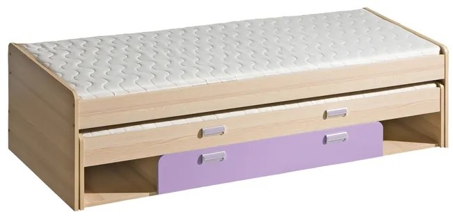 Detská posteľ Loreto L16 jaseň/fialová